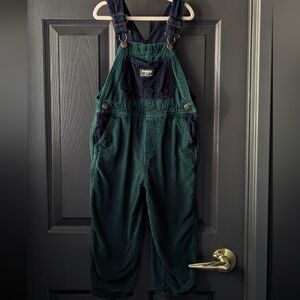 OshKosh B'gosh Green Corduroy Overalls